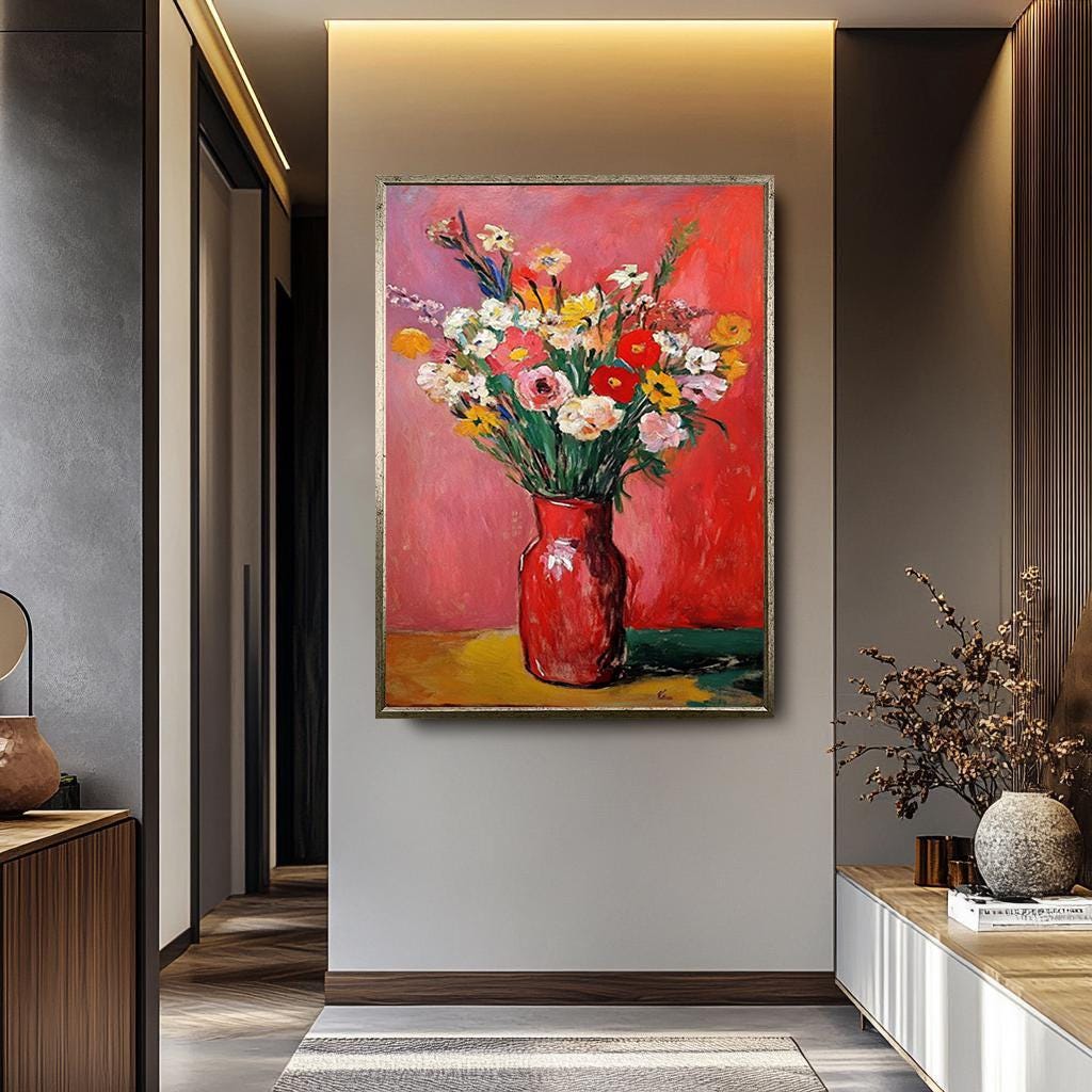 Henri Matisse Canvas Print – Vibrant Floral Wall Art | Modern Abstract Decor