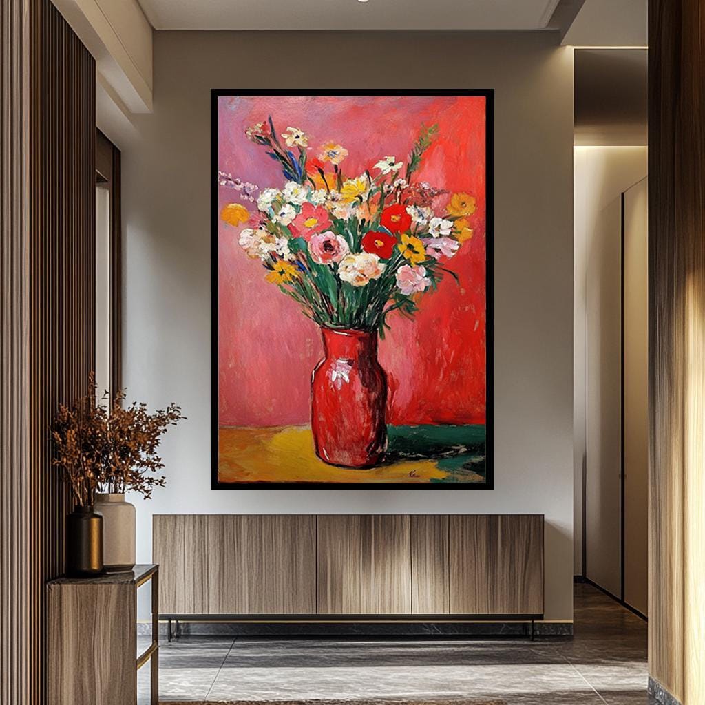Henri Matisse Canvas Print – Vibrant Floral Wall Art | Modern Abstract Decor
