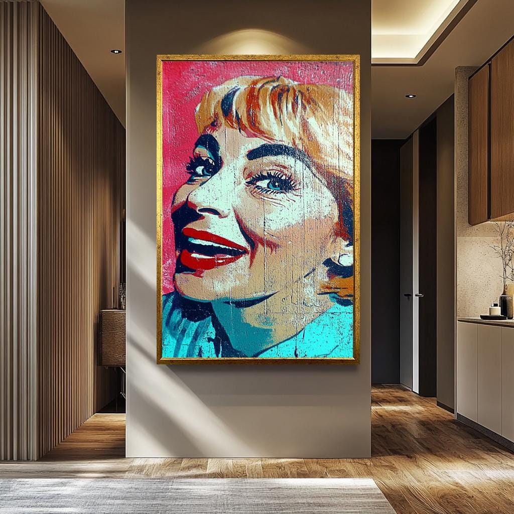 Women Pop Art - Modern Abstract Canvas | Bold Woman Portrait Wall Art Decor