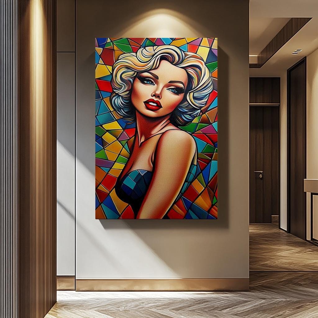 Women Pop Art Wall Art – Striking Portrait Canvas | Bold Colorful Canvas Decor