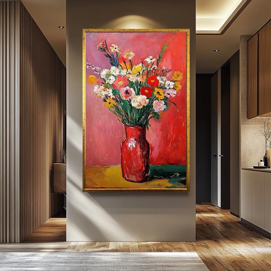 Henri Matisse Canvas Print – Vibrant Floral Wall Art | Modern Abstract Decor