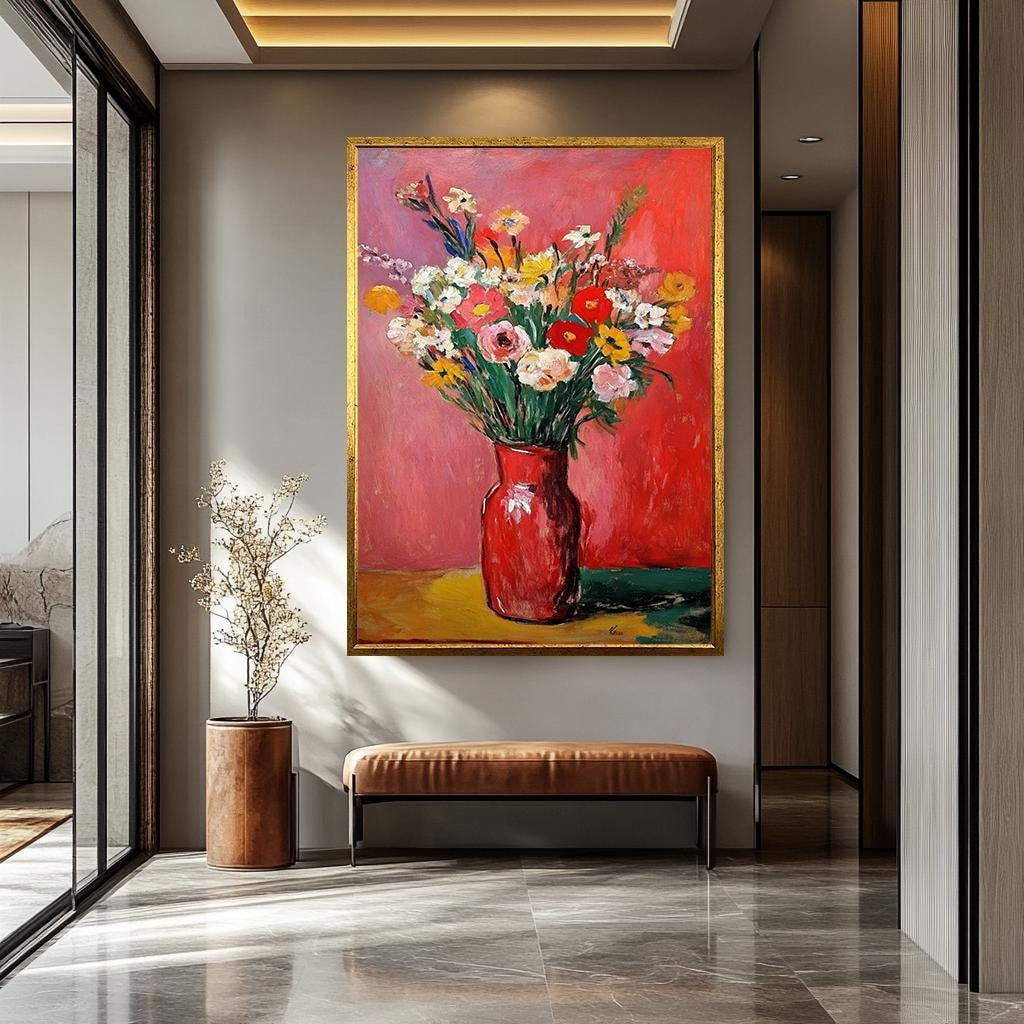 Henri Matisse Canvas Print – Vibrant Floral Wall Art | Modern Abstract Decor