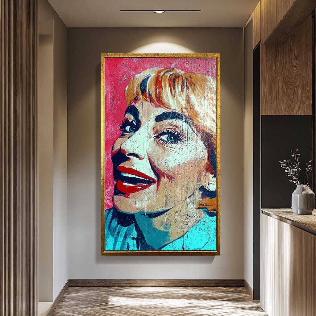 Women Pop Art - Modern Abstract Canvas | Bold Woman Portrait Wall Art Decor