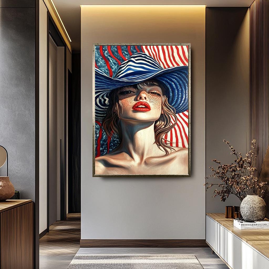Women Pop Art Wall Art – Striking Portrait Canvas | Bold Colorful Canvas Decor