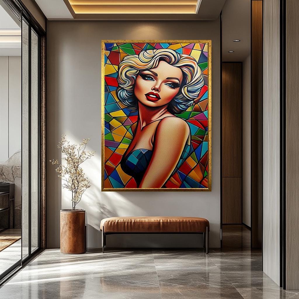 Women Pop Art Wall Art – Striking Portrait Canvas | Bold Colorful Canvas Decor
