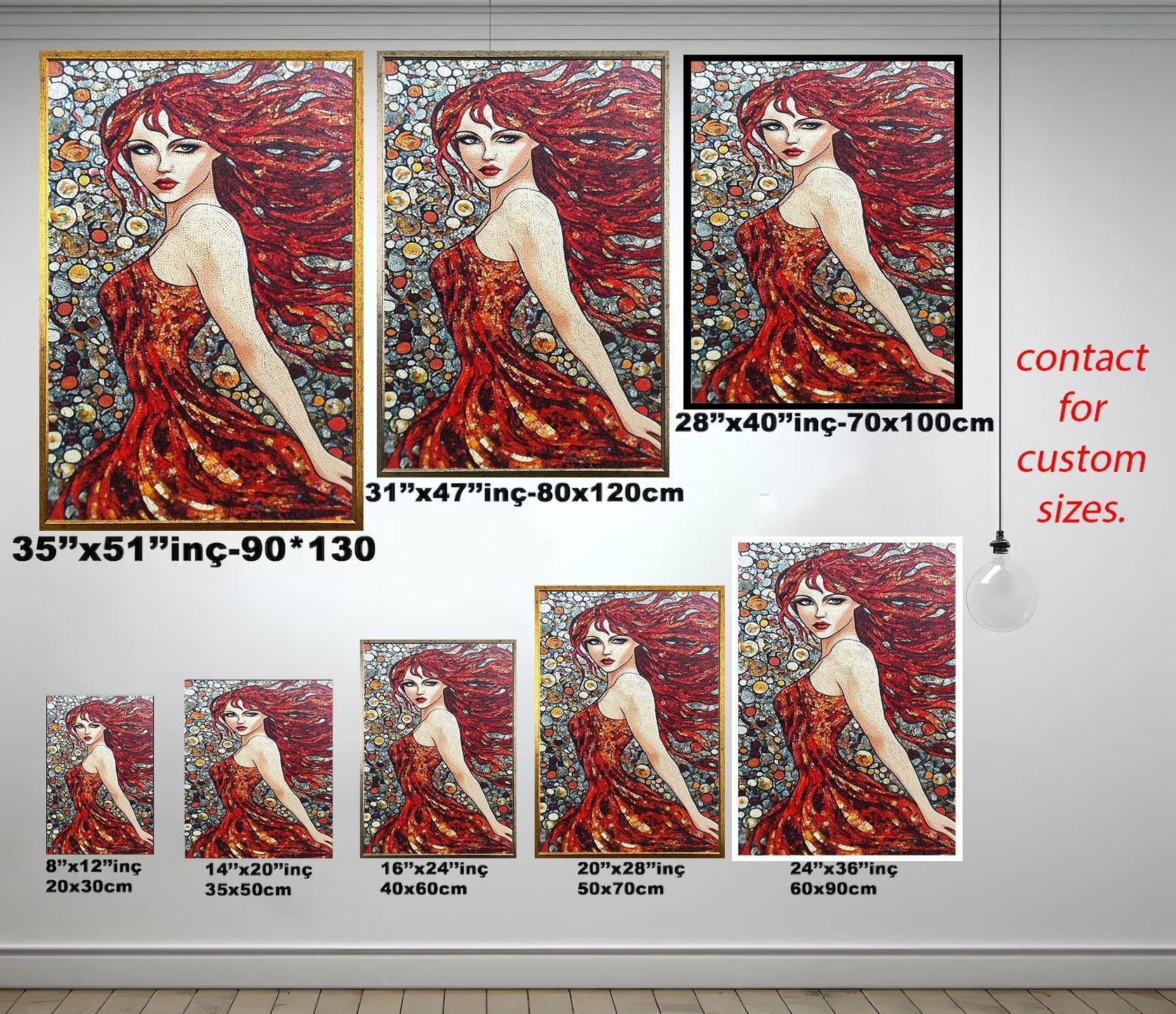 Pop Art Woman Wall Art - Abstract Female Portrait | Modern Wall Decor Canvas