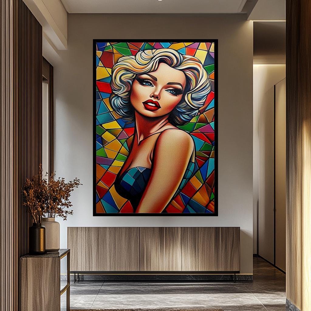 Women Pop Art Wall Art – Striking Portrait Canvas | Bold Colorful Canvas Decor
