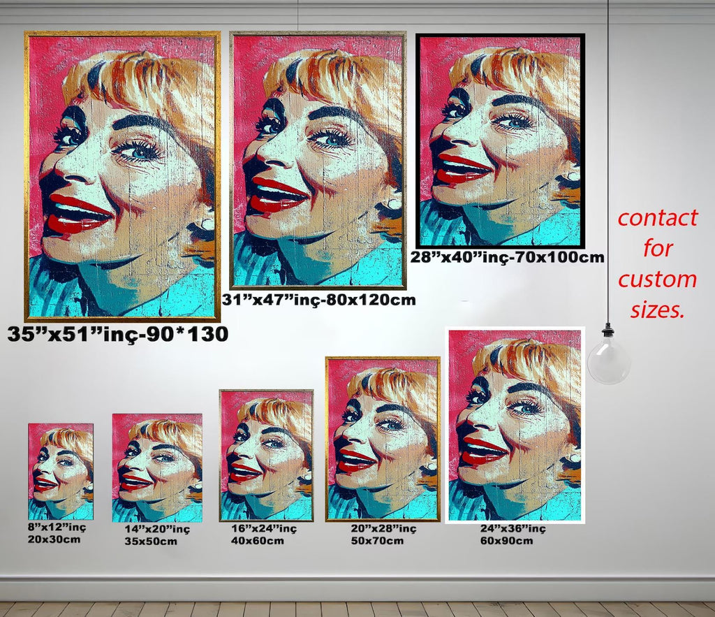 Women Pop Art - Modern Abstract Canvas | Bold Woman Portrait Wall Art Decor