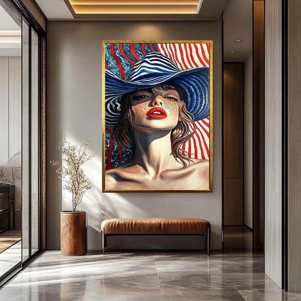 Women Pop Art Wall Art – Striking Portrait Canvas | Bold Colorful Canvas Decor