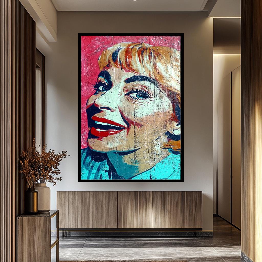 Women Pop Art - Modern Abstract Canvas | Bold Woman Portrait Wall Art Decor