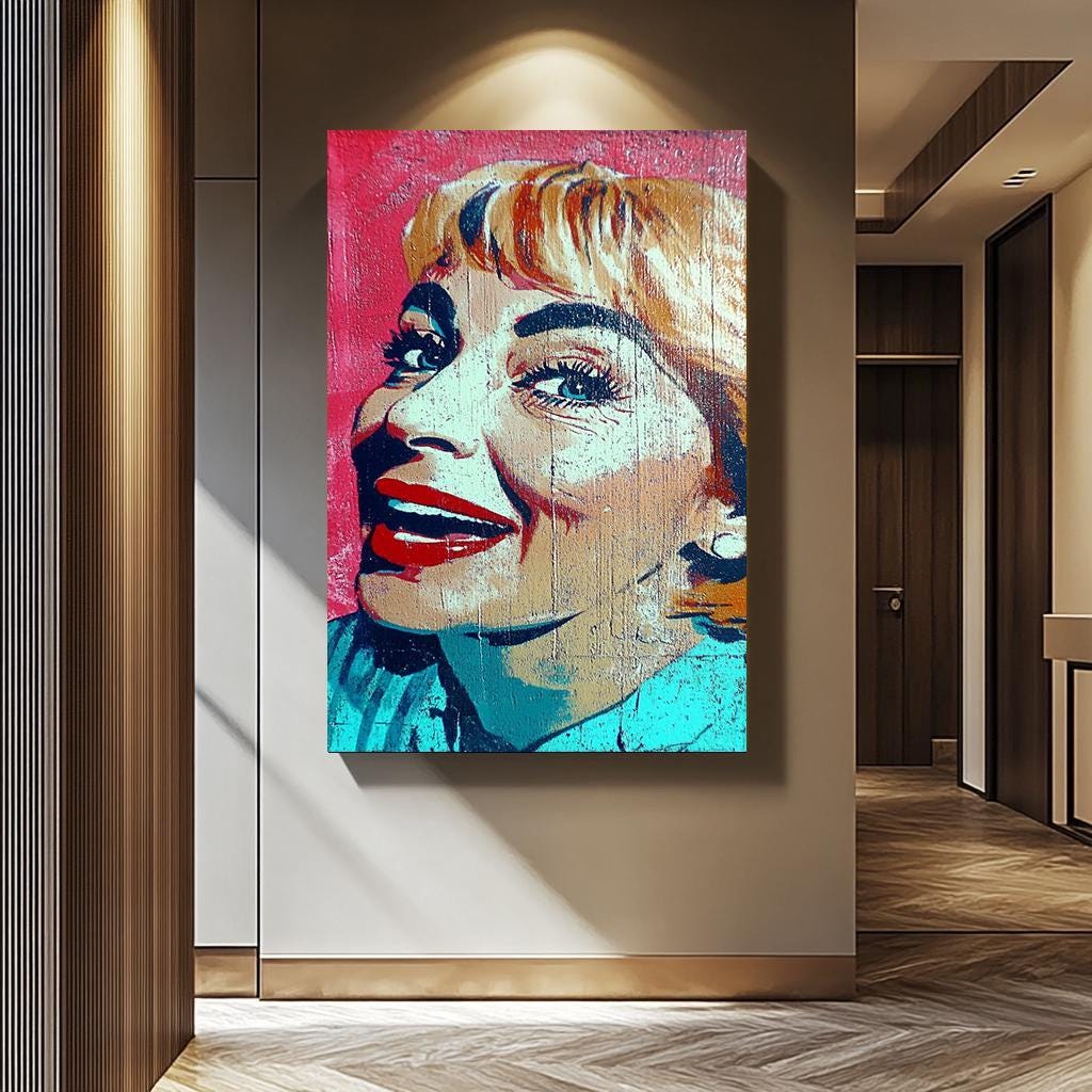 Women Pop Art - Modern Abstract Canvas | Bold Woman Portrait Wall Art Decor