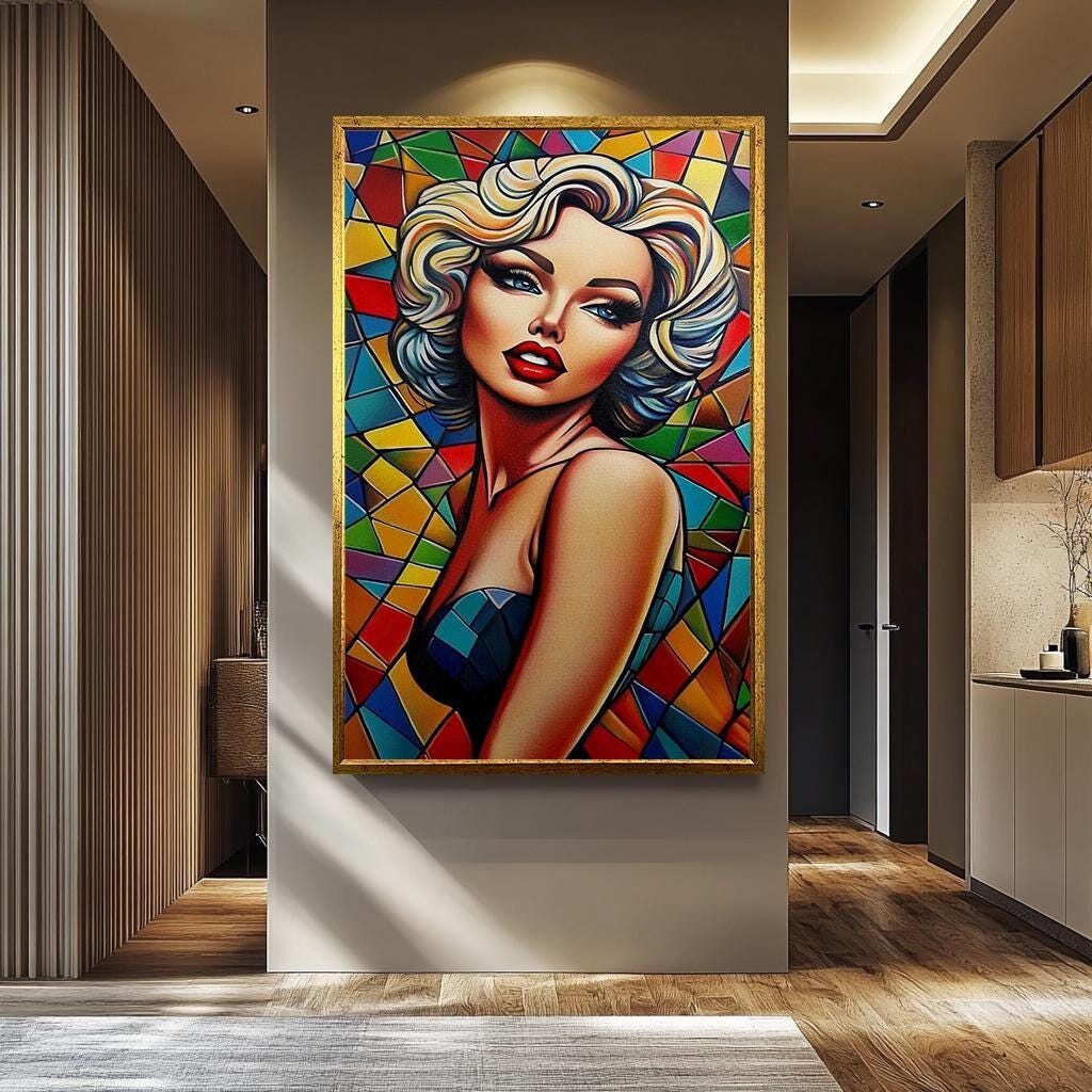 Women Pop Art Wall Art – Striking Portrait Canvas | Bold Colorful Canvas Decor