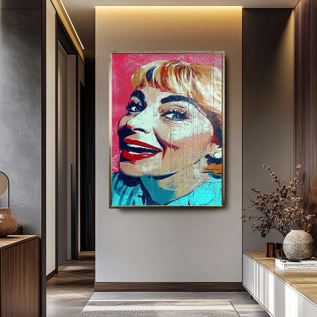 Women Pop Art - Modern Abstract Canvas | Bold Woman Portrait Wall Art Decor
