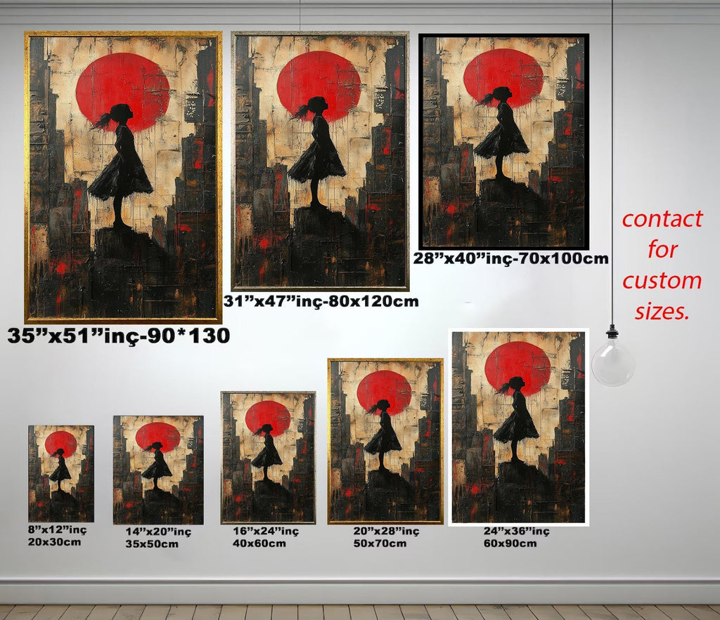 Banksy Style Women – Urban Street Art Graffiti Canvas | Modern Wall Decor Print