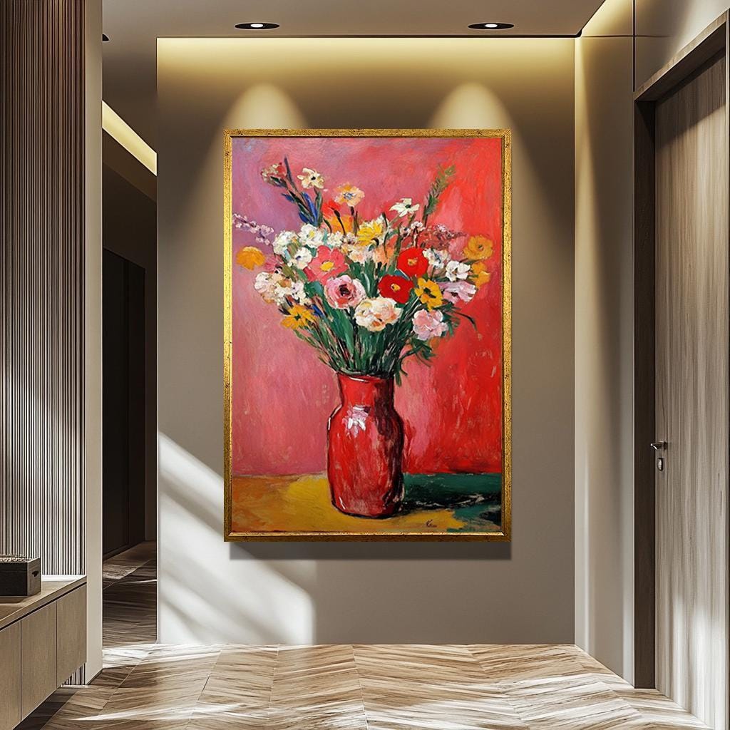 Henri Matisse Canvas Print – Vibrant Floral Wall Art | Modern Abstract Decor