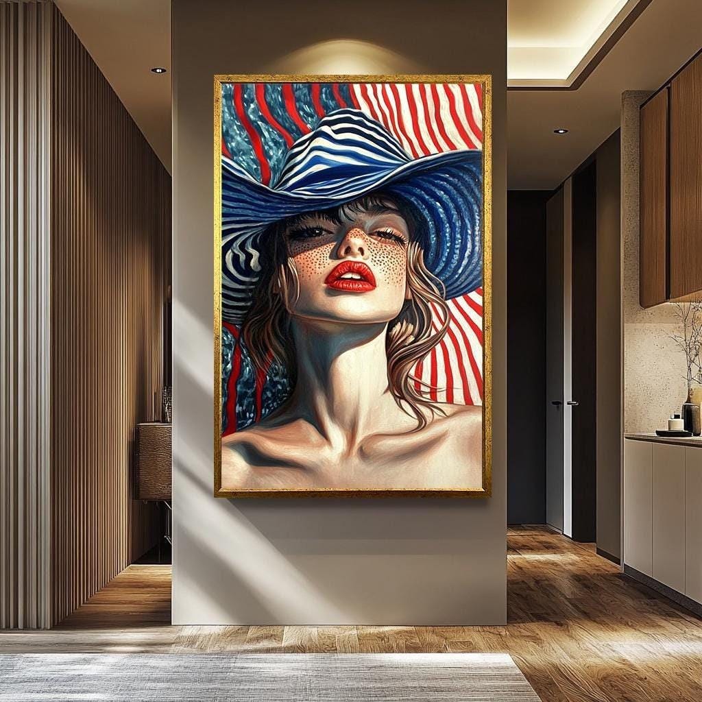 Women Pop Art Wall Art – Striking Portrait Canvas | Bold Colorful Canvas Decor
