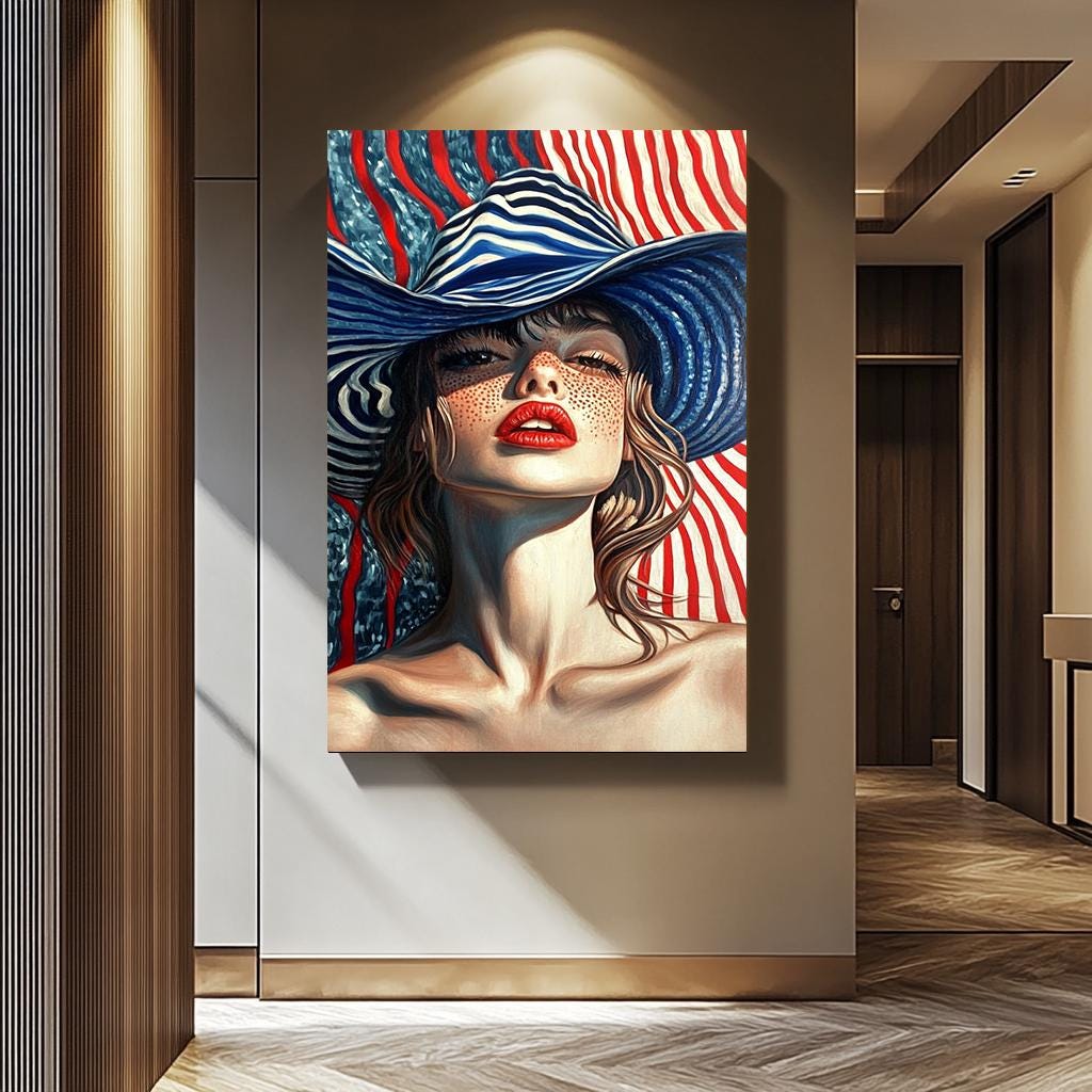 Women Pop Art Wall Art – Striking Portrait Canvas | Bold Colorful Canvas Decor