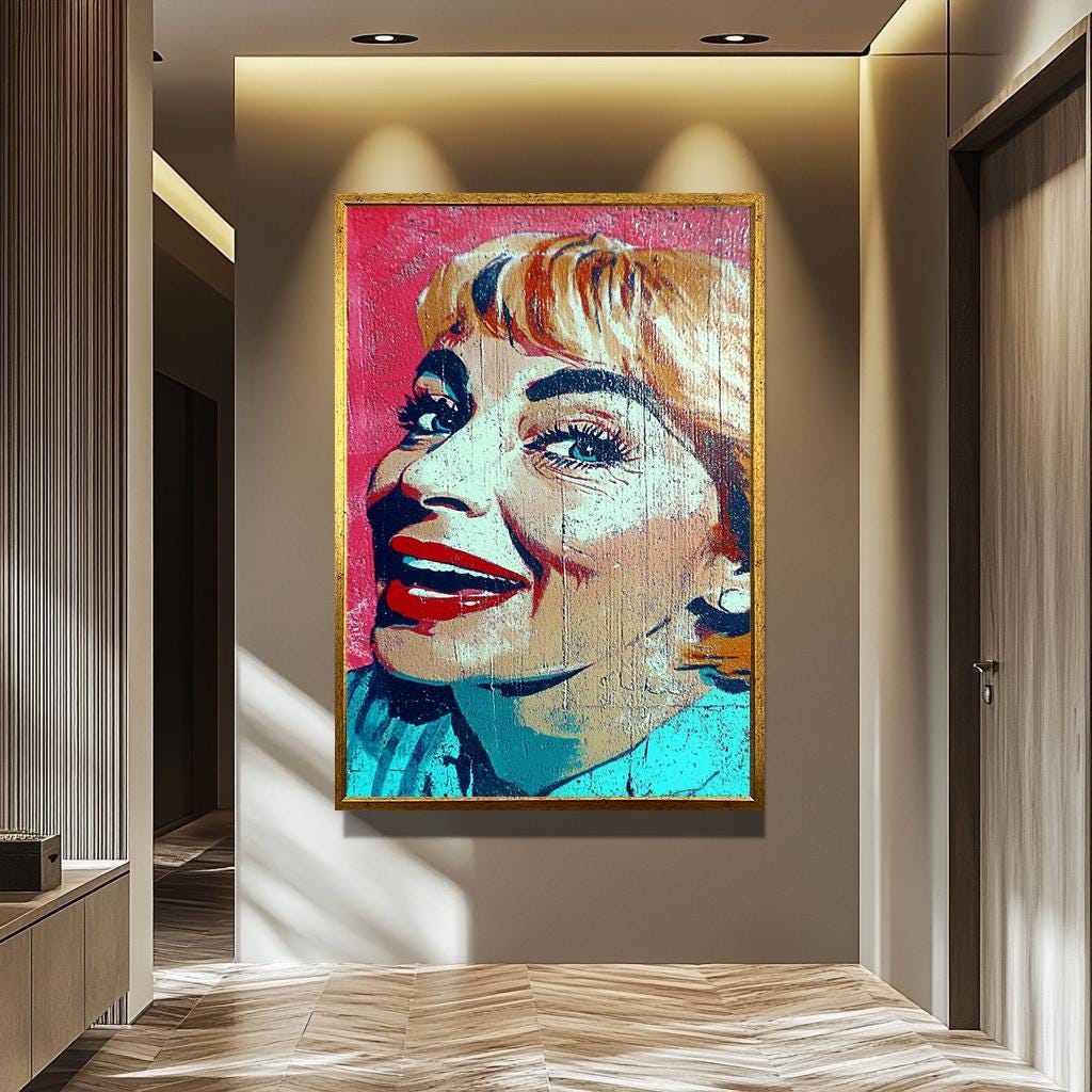 Women Pop Art - Modern Abstract Canvas | Bold Woman Portrait Wall Art Decor